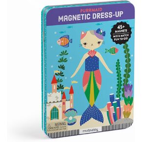 mudpuppy purrmaid magnetic dress-up اطلاق صغير