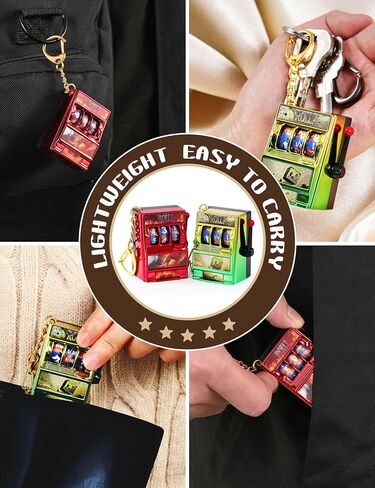 DND Dice Set, Mini Slot Machine Dice for Dungeons and Dragons Role Playing Game, Unique Plastic Dice Suitable for DND Player (Dragon and Cthulhu) in Saudi Arabia