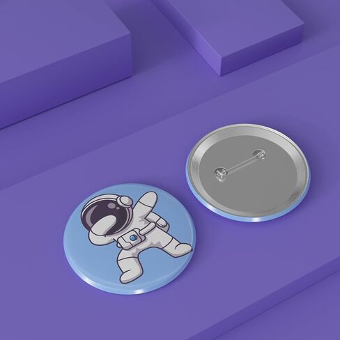 BEAMNOVA 100 Sets of Metal Button Supplies Blanks 75mm / 2.95 in (Approx. 3 inch) for Button Pin Maker Machine, Matte-Back Metallic Round DIY Badge Press Making Parts in Kuwait