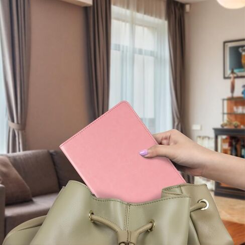 حافظة CoBak مع حامل لجهاز Kindle Paperwhite الجيل الثاني عشر 2024 (7 بوصات) وإصدار Kindle Colorsoft Signature - غطاء متين من جلد البولي يوريثان مع خاصية التنبيه التلقائي للنوم، وفتحة للبطاقة، وميزة حزام اليد in Saudi Arabia