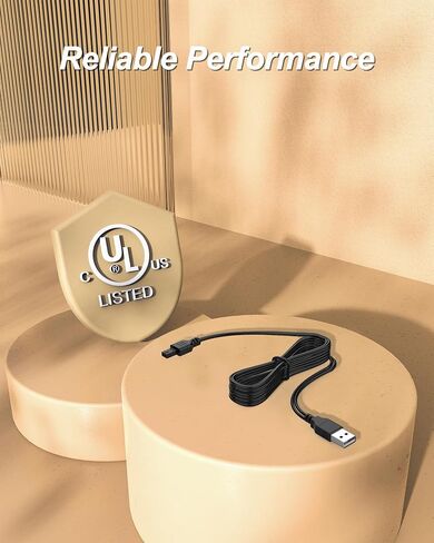 VHBW لـ PetSafe USB Charger Cable SAC00-16841 متوافق مع PetSafe PIF45-13479 PIF19-17106 PIF19-14011 PIF19-14186 Pig19-16413 Pig19-16414 Tallar Tallar in Kuwait