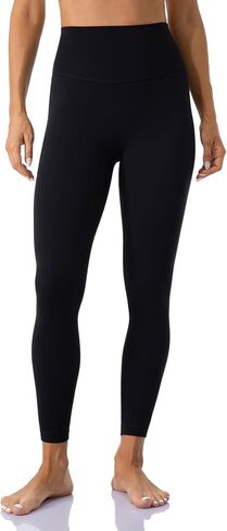 Ukaste Women's Petite Studio Essential 7/8 Length Yoga Leggings 23" - High Waisted Workout Active Tights Ankle Pants in Kuwait