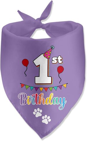Birthday Bandanas for Pets - Photo Props & Party Decorations in Kuwait