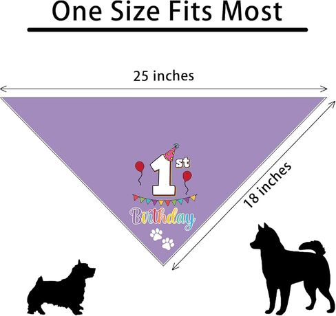 Birthday Bandanas for Pets - Photo Props & Party Decorations in Kuwait