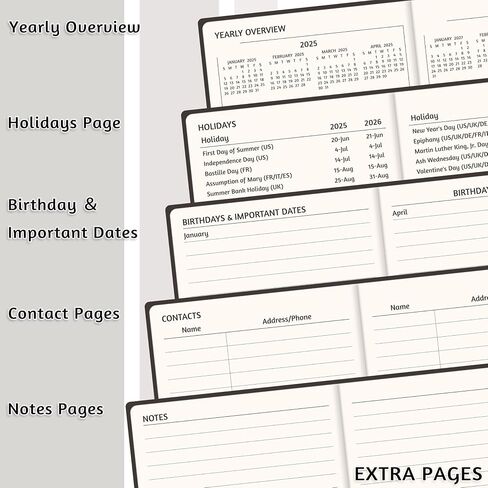 2026-2028 Pocket Monthly Planner, 3 Year Calendar 2026-2028, 6.2’’ x 3.6’’, Small Calendar 2026, 36 Months from Jan 2026 - Dec 2028, Hardcover, Back Pocket, Thick Paper, Lightweight to carry, Black in Saudi Arabia
