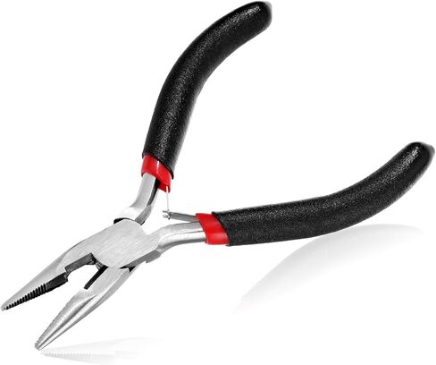 كماشة إبرة الأنف ، كماشة 5 بوصات من المجوهرات الأسود الطويل الأنف كماشة مصغرة لمجوهرات صنع مجوهرات إصلاح مجوهر in Kuwait