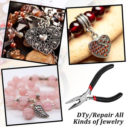 كماشة إبرة الأنف ، كماشة 5 بوصات من المجوهرات الأسود الطويل الأنف كماشة مصغرة لمجوهرات صنع مجوهرات إصلاح مجوهر in Kuwait