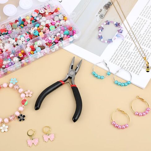 كماشة إبرة الأنف ، كماشة 5 بوصات من المجوهرات الأسود الطويل الأنف كماشة مصغرة لمجوهرات صنع مجوهرات إصلاح مجوهر in Kuwait