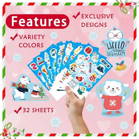 24 Sheets St. Patrick's Day Stickers, Clover Stickers Lucky Shamrock Four Leaf Clover Irish Decor Green Day Stickers for Teens Girls Kids Adults in Kuwait