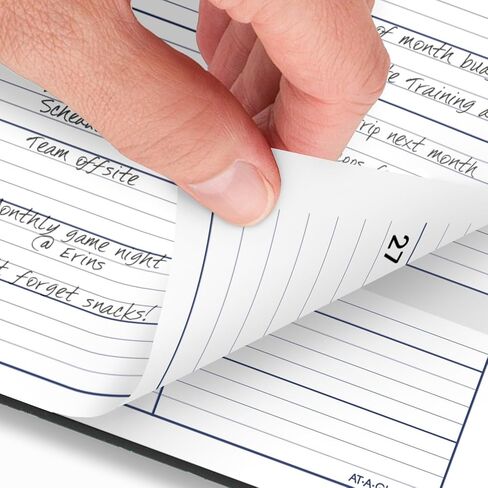 AT-A-GLANCE Planner 2025-2026 Academic, Weekly & Monthly, 5" x 8", Small, Monthly Tabs, Flexible Cover, DayMinder, Charcoal (AYC20045) in Kuwait
