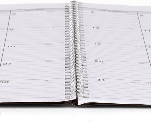 AT-A-GLANCE Planner 2025-2026 Academic, Weekly & Monthly, 5" x 8", Small, Monthly Tabs, Flexible Cover, DayMinder, Charcoal (AYC20045) in Kuwait