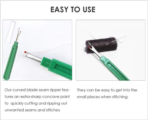 40pcs Colorful Seam Ripper Seam Rippers for Sewing Tool Handy Stitch Ripper Hem Ripper Sewing Stitches Sewing Tools Hem Ripper Stitch Ripper for Opening Removing Seams and Hems, 4 Colors,40 Pcs in Kuwait