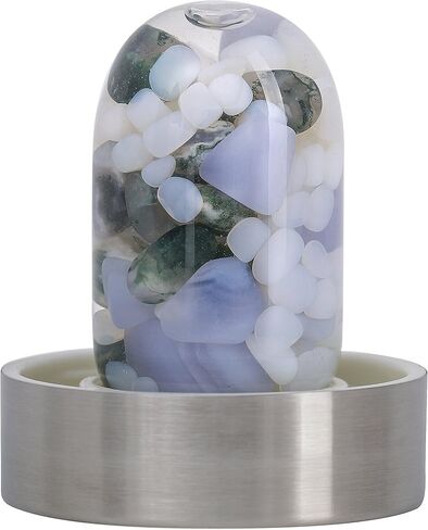 VitaJuwel ViA ADORE | Crystal Water Bottle with Moonstone, Rose Quartz & Clear Quartz for Self-Love, Compassion & Spiritual Growth in Kuwait