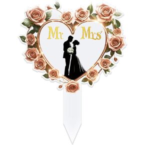 Mr And Mrs Cake Topper Wedding Cake Toppers Bride And Groom Wedding Cake Toppers Wedding Cake Decorations Mr & Mrs Cake Topper Wedding Toppers For Cake