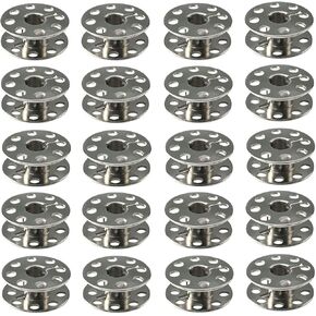 Blooy - 20PCS 270010S Steel Bobbin For Industrial 1-Needle Sewing Machine Part JUKI BROTHER SINGER CONSEW DURKOPP JACK ZOJE