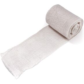 JubileeYarn Burlap Jute Craft Ribbon - 5.5" x 10 Yards - Olive Green - 1 Roll