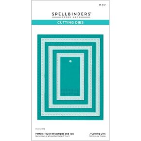 spellbinders مثالية اللمس المستطيلات ووموت العلامة المحفورة