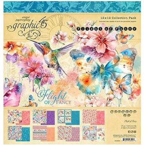 Graphic 45 12x12 Collection Pack- Flight of Fancy, 4502854