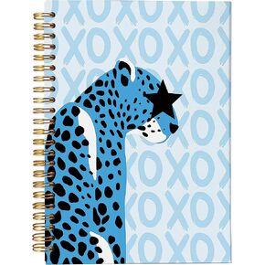VNWEK Adorable Puppy Pug Dog It's Not Dog Hair It's Pug Glitter Spiral Notebook Journal 5.5 x 8.3 inches,Dog Themed Lined Hardcover Spiral Notebook,Gifts for Pug Dog Lovers Women