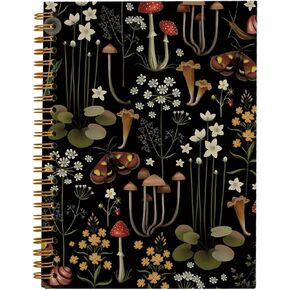 Vintage Rabbit Notebook Journal, Bunny Gifts for Bunny Lovers, Witchy Journal, Rabbit Gifts, Witchy Gifts for Women, College Ruled Hardcover Spiral Notebook 5.5 x 8.3