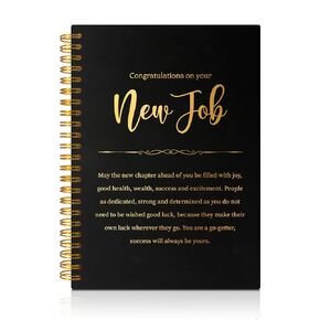 Puvoxho Job Job 160 Blank Pages Notebook ، هدايا الفصل الجديدة ، هدايا التخرج بالجامعة ، هدايا تقدير الوداع لمدير زعيم رئيسه ، مرشد زميل في العمل