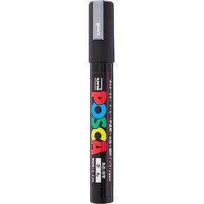 Uni Posca Medium Marker, Silver (PC5M.26)