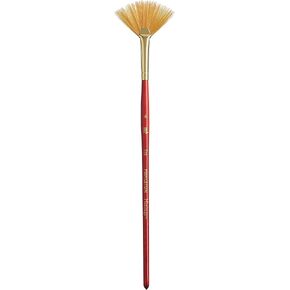 Princeton Heritage, Series 4050, Synthetic Sable Paint Brush for Watercolor, Fan, 4
