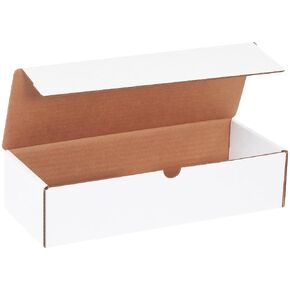 Top Pack Supply Literature Mailers, 12 1/2" x 5" x 3", White (Pack of 50)