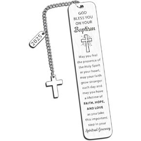 Baptism Gifts for Teenage Girl Teen 2025 Christian Bookmarks for Women Catholic Bible Bookmark First Communion Gifts for Girls Religious Faith Confirmation Gifts Easter Basket Stuffers for Teen Girls