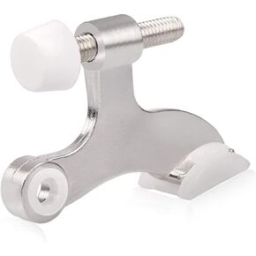2 Pcs Hinge Pin Door Stop Heavy Duty Door Stop with Rubber Bumper Tip