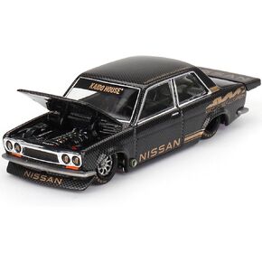 510 Pro Street V1 Full Carbon (Designed by Jun Imai) House Special 1/64 Diecast Model Car by True Scale Miniatures KHMG110