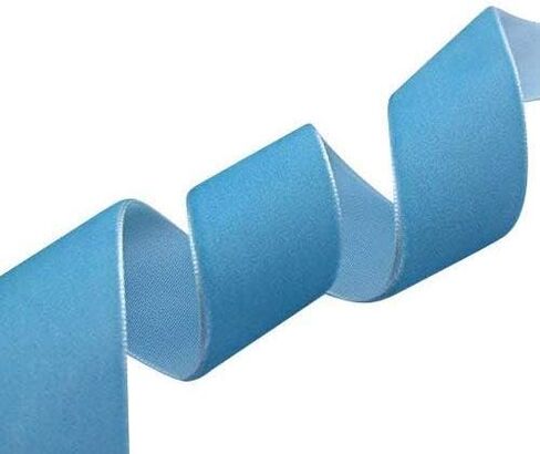 Chenkou Craft 20 Yards 1" Velvet Ribbon Total 20 Colors Assorted Lots Bulk 25mm (Multicolored, 1"(25mm)) in Kuwait