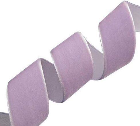 Chenkou Craft 20 Yards 1" Velvet Ribbon Total 20 Colors Assorted Lots Bulk 25mm (Multicolored, 1"(25mm)) in Kuwait
