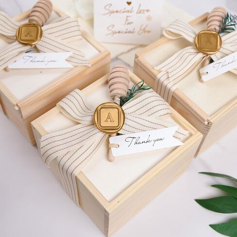 UNIQOOO Initial Alphabet Wax Seal Stickers Letter G - Classic Monogram Wedding Invitation Envelope Seal Stickers, 50 Pcs Self-Adhesive Antique Gold Stickers for Party, Christmas, Gift Wrapping in Saudi Arabia