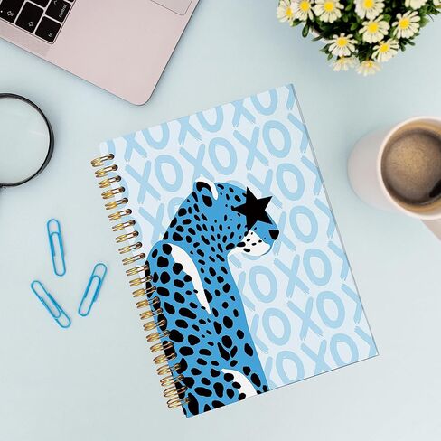 VNWEK Adorable Puppy Pug Dog It's Not Dog Hair It's Pug Glitter Spiral Notebook Journal 5.5 x 8.3 inches,Dog Themed Lined Hardcover Spiral Notebook,Gifts for Pug Dog Lovers Women in Saudi Arabia