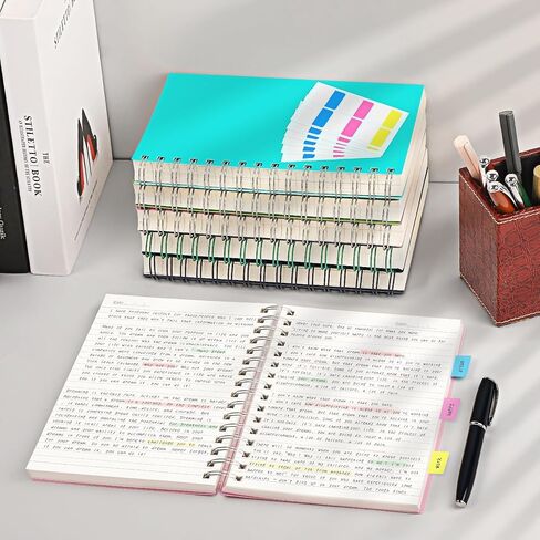 HIUKOOKA Spiral Notebook A4 - College Ruled Notebooks for work, 300 Pages Notebook Journal 8.5 x 11 inches, PVC Cover notebook 100gsm Thick Paper,Journals For Women Writing, Note Taking(Purple) in Saudi Arabia
