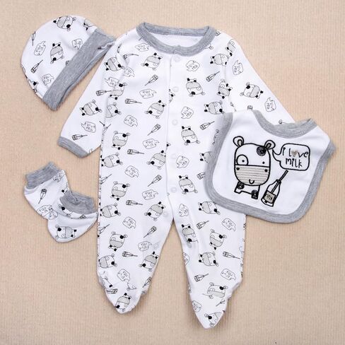 5 أجهزة كمبيوتر مثبتة من جديد ملابس دمية ملابس وملحقات للاثني عشر إلى 17-22 بوصة من جديد دمى بقرة لطيف دمى ملابس الملابس مع قبعة المري in Kuwait