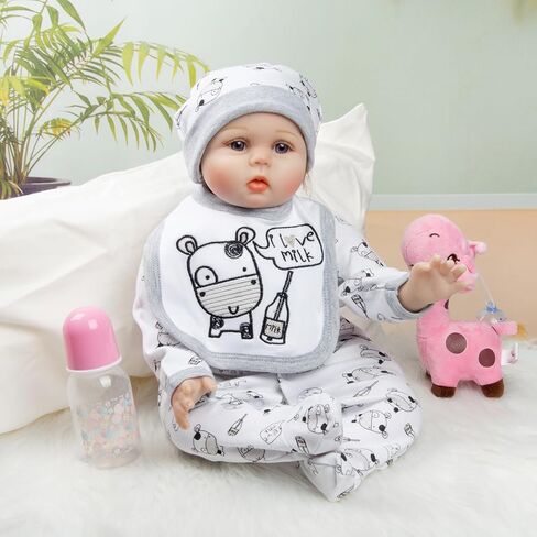 5 أجهزة كمبيوتر مثبتة من جديد ملابس دمية ملابس وملحقات للاثني عشر إلى 17-22 بوصة من جديد دمى بقرة لطيف دمى ملابس الملابس مع قبعة المري in Kuwait