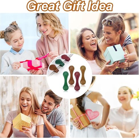 4PCS Magnetic Bookmarks, Leather Magnetic Bookmarks for Women, Double-Sided Magnetic Book Mark Clip Gift for Book Lover Readers Men Women Teachers Students, Book Accessories in Kuwait