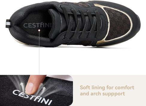 Cestfini Fashion Wedge Heeled Sneakers for Women Platform Sneakers Non-Slip Women Wedge Tennis Shoes in Saudi Arabia