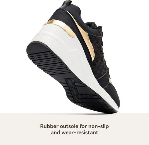 Cestfini Fashion Wedge Heeled Sneakers for Women Platform Sneakers Non-Slip Women Wedge Tennis Shoes in Saudi Arabia