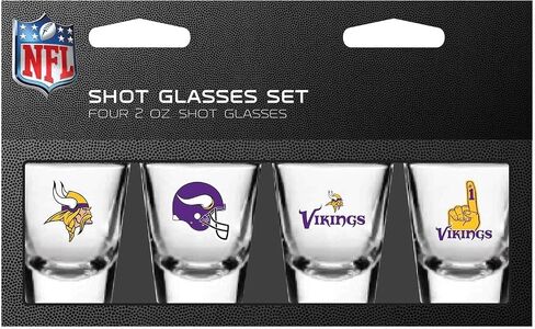 Pro Specialties Group NFL unisex 4 Pack Shot Glass Set in Saudi Arabia