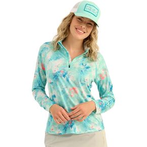HUK Women's Icon 1/4 Zip, Performance Fishing Pullover