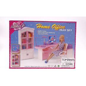 My Fancy Life Home Office Dollhouse Furniture Set for 11.5" Fashion Doll.