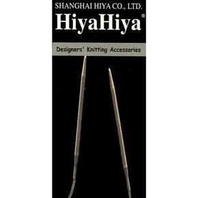 HiyaHiya Circular 20 inch (50cm) Steel Knitting Needle Size US 3 (3.25mm) HISTCIR20-3