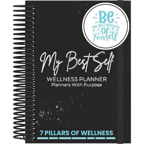 Wellness Journal – Daily Self Care Lifestyle Planner to Support Overall Health – Self Love Diary to Practice Gratitude, Goal Setting, Reflection, & Mindfulness for My Best Self