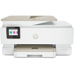 HP Envy Inspire 7955e Inkjet Printer All in One Wireless Printer Copy Scanners 2.7 Inch Touchscreen 15ppm Black 10ppm Color Phone Computer Wireless Printers for Home Use Office 1W2Y8A (Renewed)