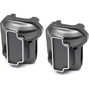 Brass Differential Cover - 2pcs Front & Rear Metal Brass Shell Covers Fit for TRX4 T4 Traxxas 1/10 RC Crawler Car, Compatible with Axial SCX10 II 90047 90046.