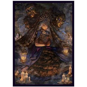 Fantasy North - Spider - 100 Smooth Matte Tcg Trading Card Sleeves - يناسب Magic MTG Commander Pokemon وغيرها