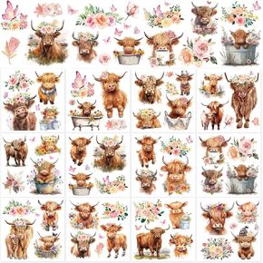 Whaline 12 Sheet Strawberry Rub on Transfers Strawberry Cake Dessert Transfer Stickers Cute Fruit Furniture Decals for Home Office Paper Wood DIY Crafts, 5.9 x 5.9 Inch